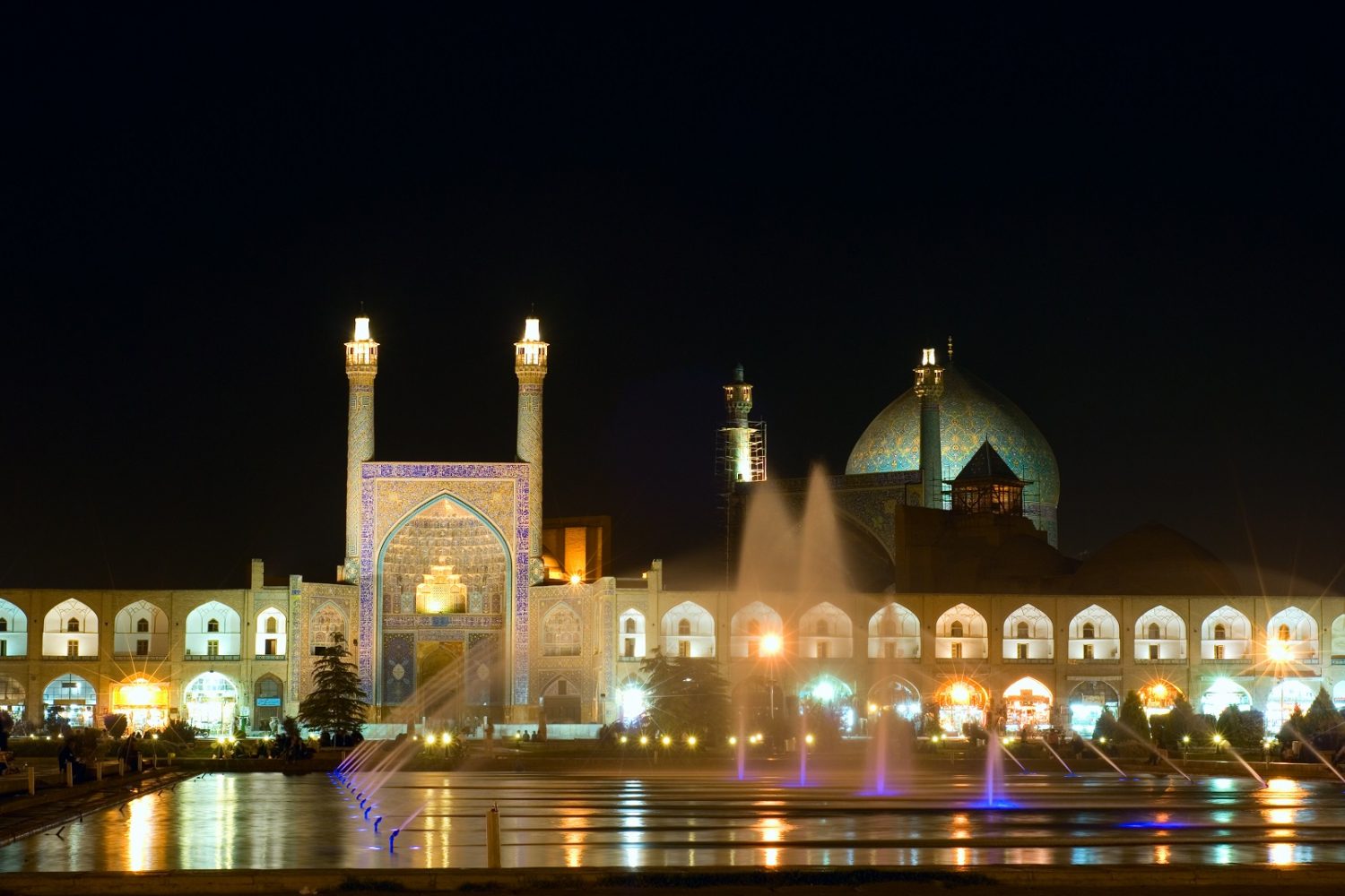 Naqshe Jahan Sq Shah Mosque Isfahan Iran